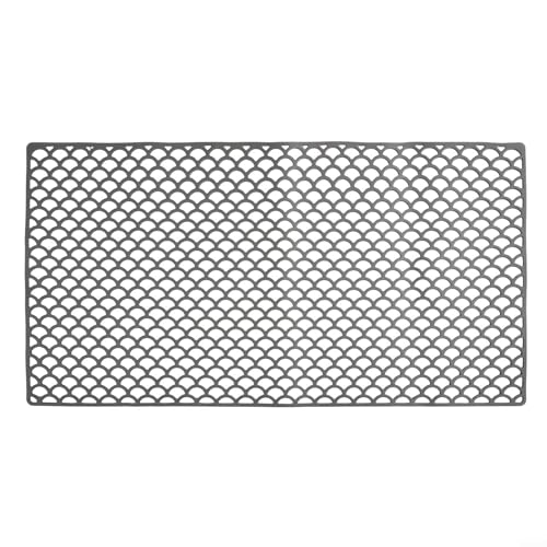 Pumixiy Alfombrilla protectora de silicona para fregadero, 29.9 x 15.7 pulgadas, grande, antideslizante, resistente al calor, para lavavajillas y drenaje (gris)