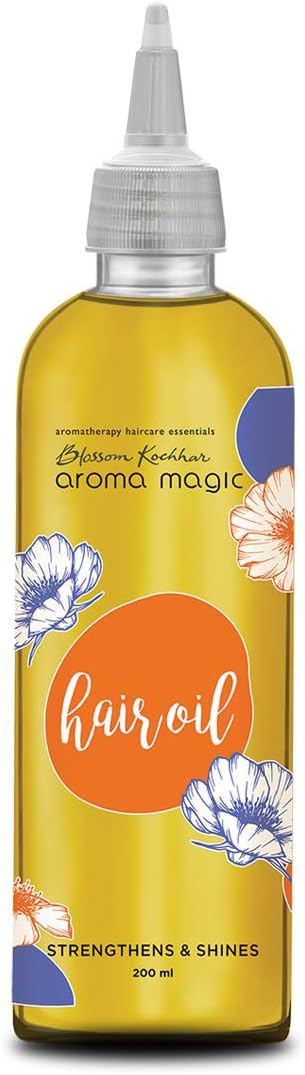 Hair Oil with Bhringraj and Argan Oil | Strengthens Roots, Reduces Split Ends, Improves Hair Quality | Nourishing Oil for Hair Growth & Scalp Health | 6.76 Fl Oz (200ml)