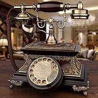 アンティーク電話 木製 ベル付き レトロ 古い木製電話機 アンティーク 古い木製電話機 金属製ベル付き