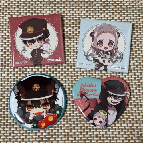 地縛少年花子くん　八尋寧々　缶バッジ　プリンセスカフェ　鏡　アクキー　3点セット 地縛少年花子くん