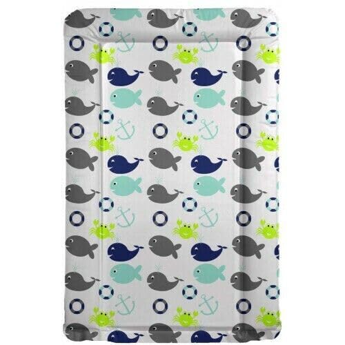 Sunnybabies Sea Creatures Ocean Changing Mat Unisex Soft Padded Deluxe - Whale of a time