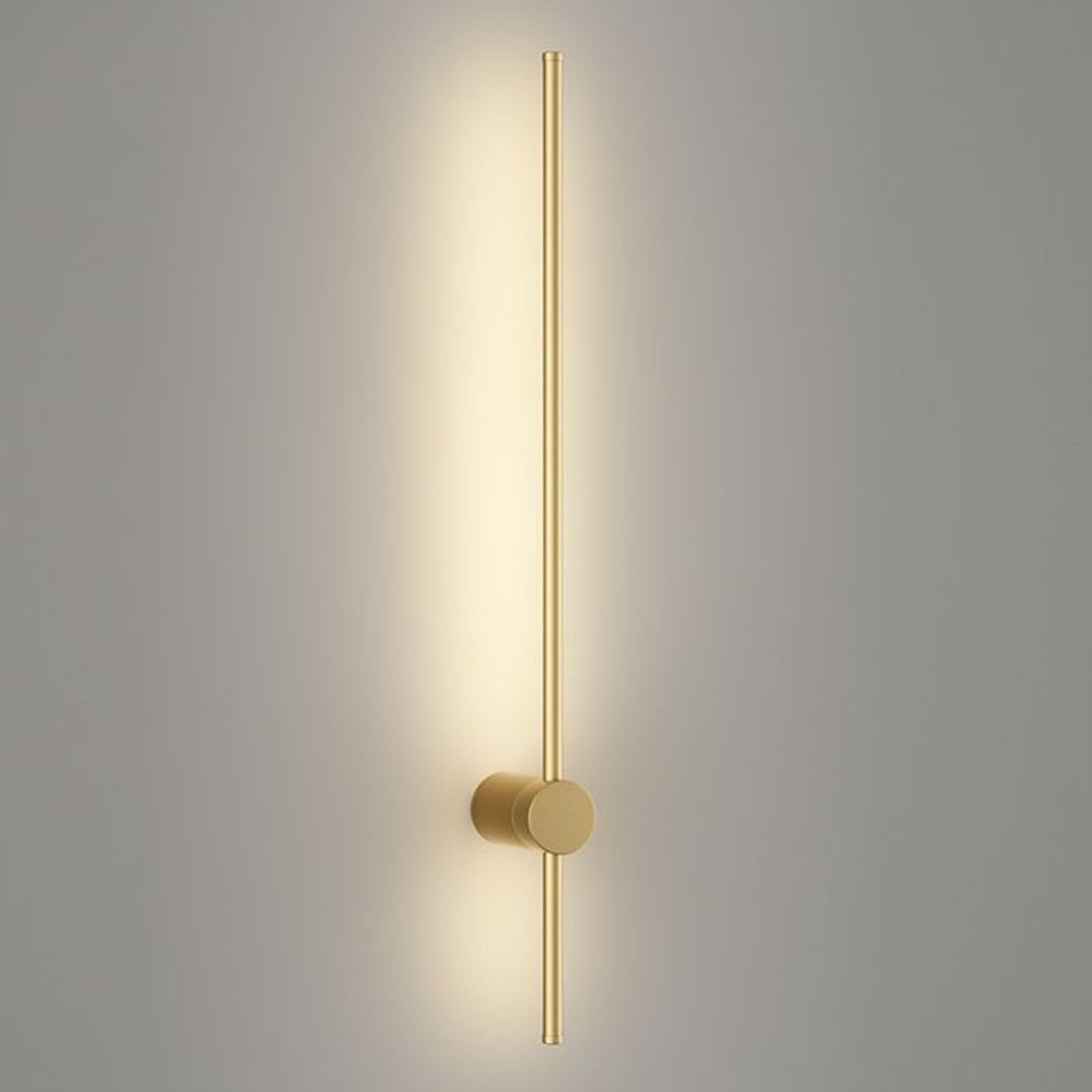 Applique, Set di 2 Applique da Parete a LED Moderne e semplici a Tubo lineare(Gold,60cm)