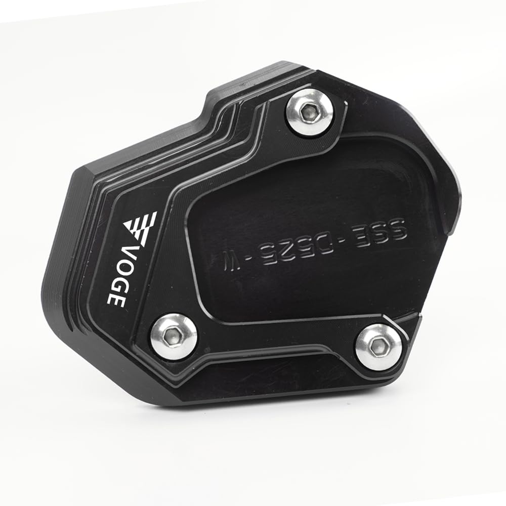 Per Voge 900 DSX 500 525 625 900 DSX 900DSX 625DSX 525DSX DSX900 2023 2024 2025 2026, piastra di estensione per cavalletto laterale per moto, pad di supporto allargato per cavalletto, accessori (nero)