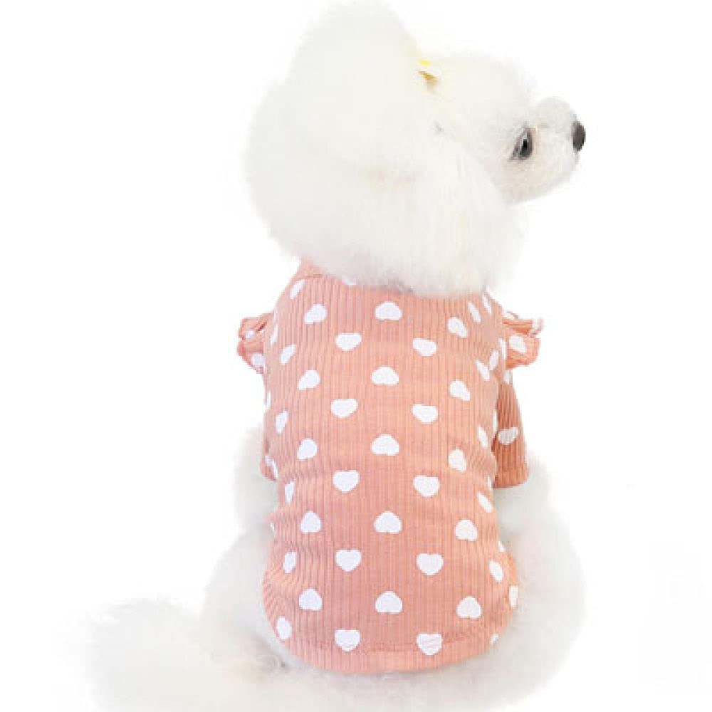 T-shirt à capuche pour animaux coton col rond rose XXL anti-froid