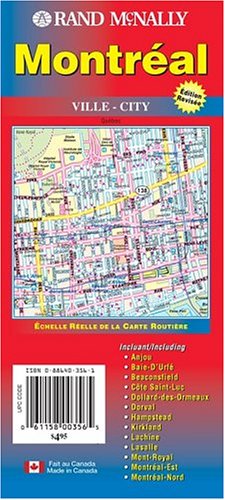 Amazon | Montreal City Map | Rand McNally | World