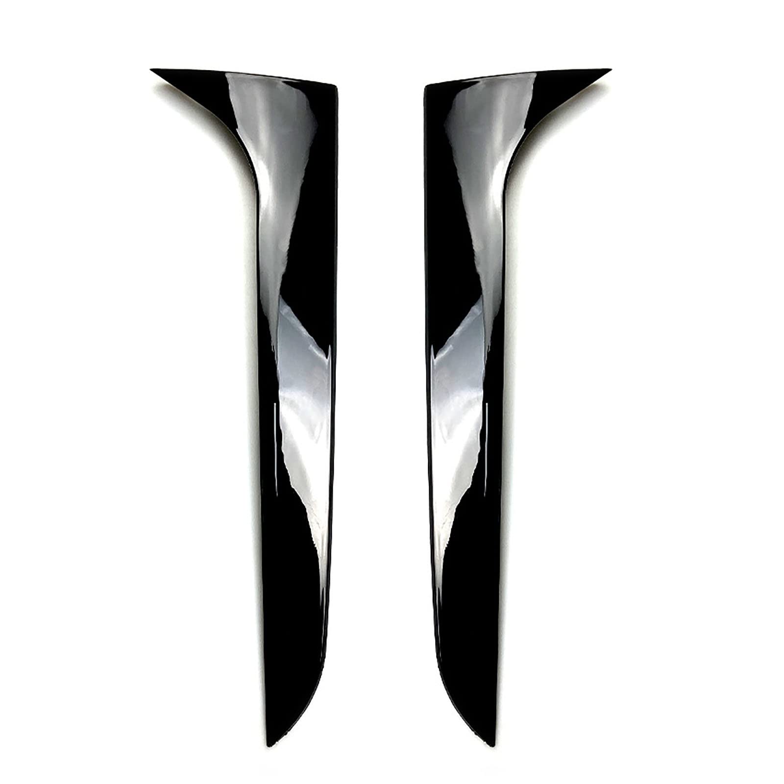 2 Pezzi compatibili per Audi A4 B8 Wagon Avant Allroad 2009-2016, Kit Corpo Spoiler Ala Spoiler Laterale lunotto Posteriore Accessori Tuning ABS Nero