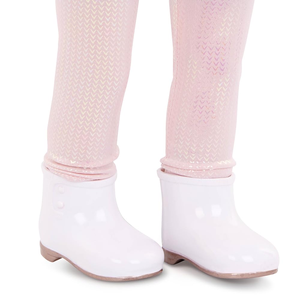 Our Generation, Fancy & Furry, Pink Faux-Fur Coat Outfit, Fashion Accessories, 18-Inch Doll Clothes, Pretend Play - Image 3