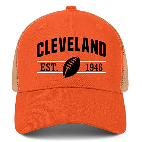 Kneenow Hat for Men Women Apparel for Men Gifts Snapback Baseball Cap Orange Apparel