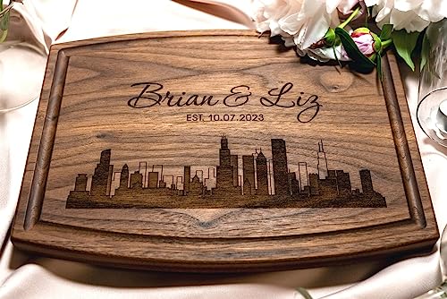 Tabla de cortar rectangular de madera personalizada miniatura 2