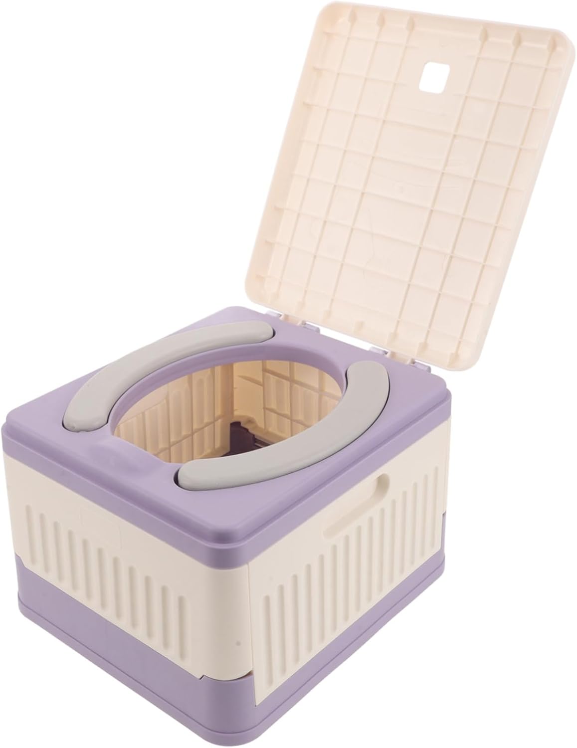 Yardwe Portable Boy Girl Potty Seat Foldable Potty Training Toilet for Boys Girls for Travel Camping and Emergencies Includes Disposable Bags for Convenience