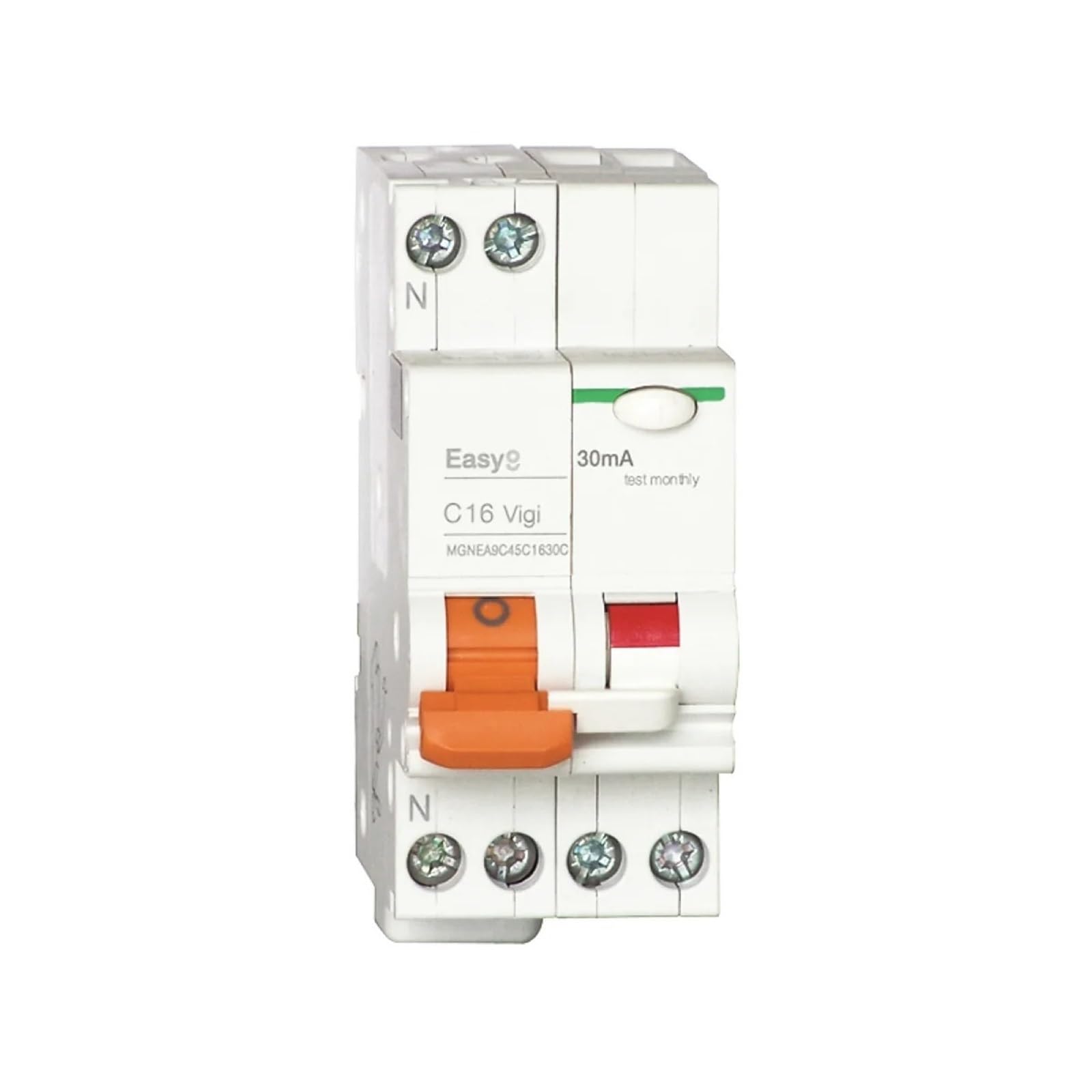 Disjoncteur différentiel EA9C45 1P+N C10A 30mA pour tableau électrique