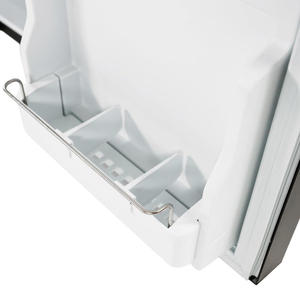 Yolco RL50M lodówka z kompresorem do zabudowy, 42,6 l – 12 V/24 V/230 V, lodówka kempingowa z zamrażarką, aplikacja Bluetooth, tryb turbo i tryb nocny, wyjmowana strefa zamrażania, do przyczepy