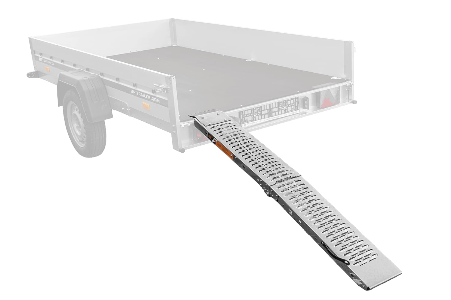 UNITRAILER Rampe de Chargement Pliable en Acier 170 cm, 227 kg