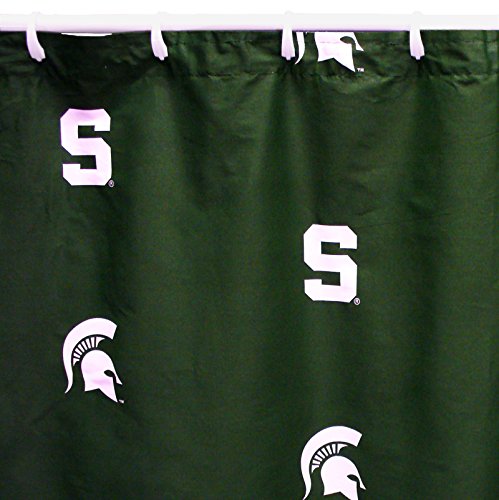 Image of College Covers Everything Comfy Michigan State Spartans Bright and Colorful Shower Curtain Cover
