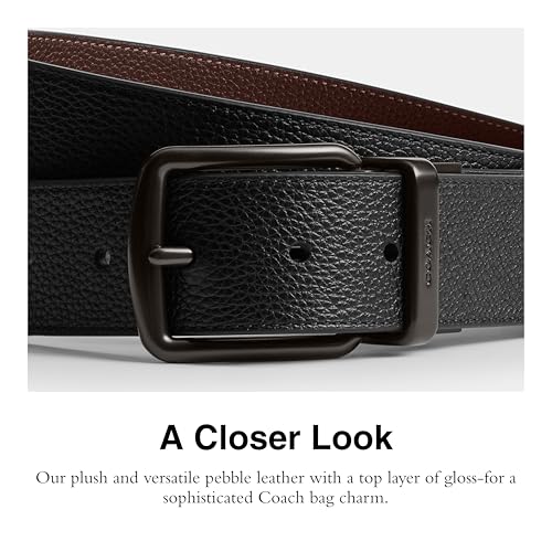 Image of COACH 38MM Wide Harness CTW Reversible Belt