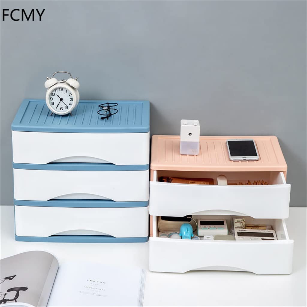 WolFum A4-Papier-Organizer, Schubladen-Aufbewahrungsbox, multifunktionaler Aktenschrank, Stifthalter für Büro-Desktop-Aufbewahrung, Farbe: White-Space-Element (1) 3, Größe: 3 Schichten