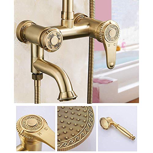 Ensemble de douche rétro cuivre pour éliminer les variations de température - 5