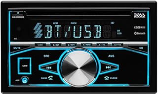 BOSS Audio Systems Elite 660BRGB Car Stereo - Double Din, Bluetooth Audio and Calling, MP3 Player, CD, USB Port, AUX Input, AM FM Radio Receiver, Multi Color Illumination