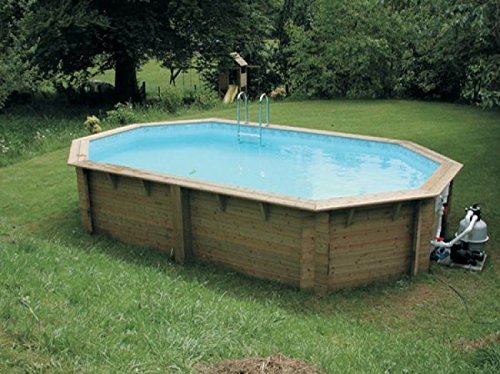 Doughboy Stretched Octagonal Wooden Pool 4.9m x 8.4m