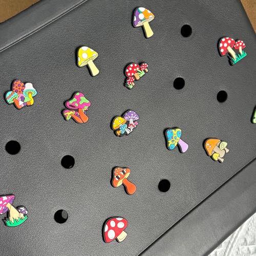 Accesorios para Bogg Bag, decoración hongo, 16 piezas miniatura 5