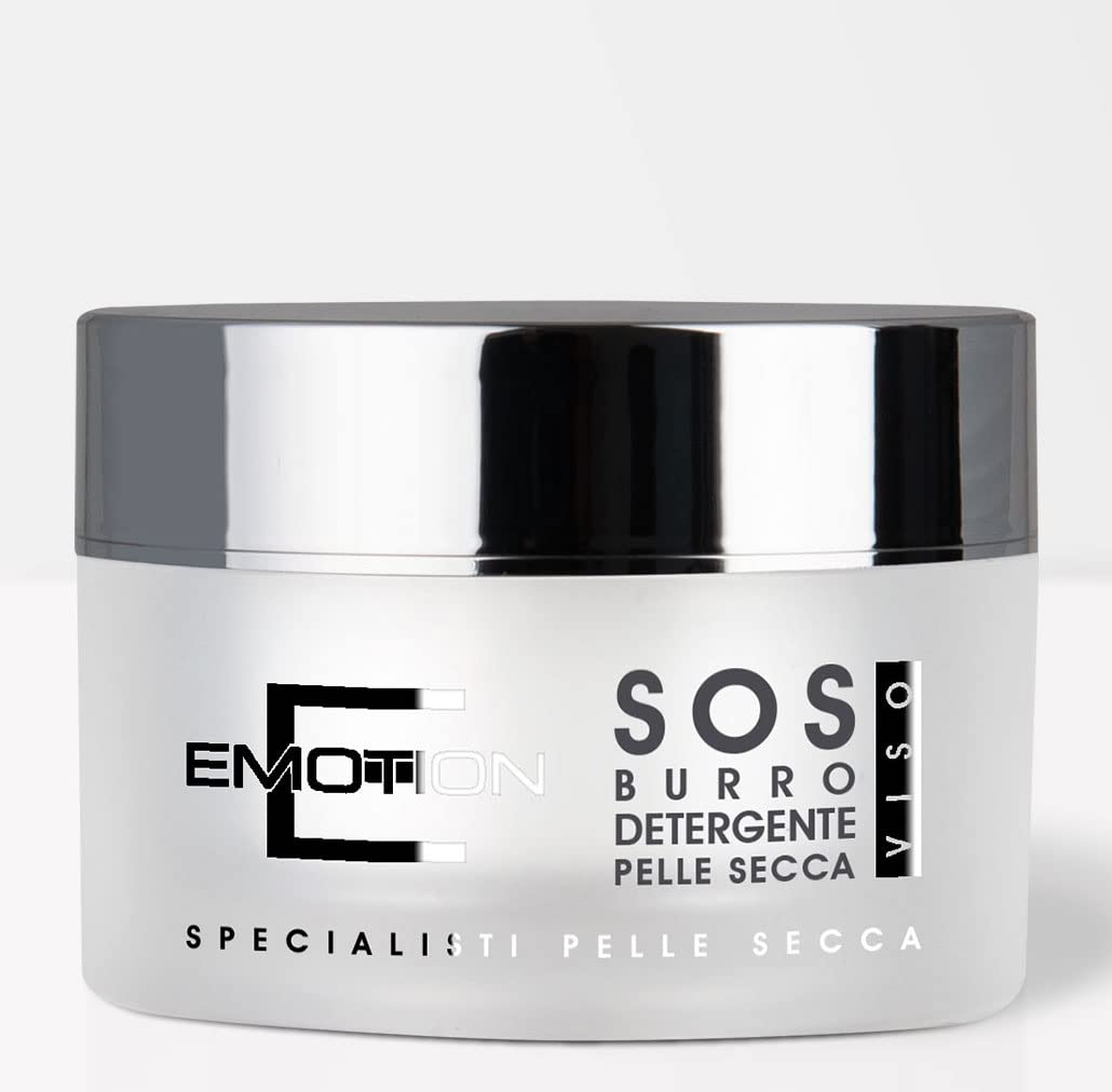 BURRO DETERGENTE viso per pelli molto secche, sensibili, reattive o arrossate. Con salvietta struccante in REGALO.Formula biologica.