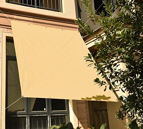 Cool Time 日除け シェード オーニング 撥水 砂色