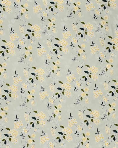 Image of 380 TC Premium Glace Cotton Elastic Fitted Bedsheet King Size with 2 Pillow Covers King Size | Double Bed with All Around Elastic (Green Floral, Fitted Queen-60x78)
