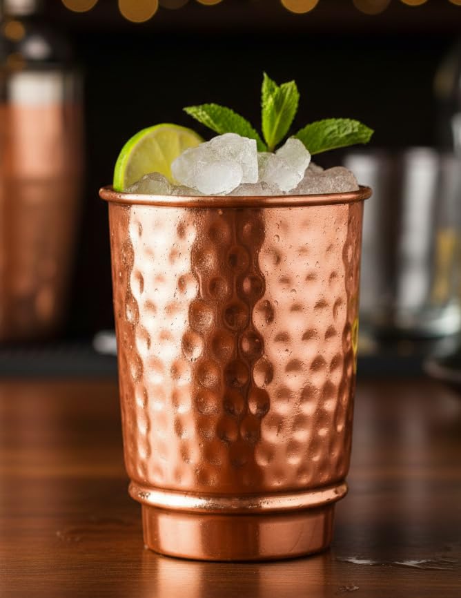 Vasos de Cobre Hechos a Mano Pack x4 miniatura 2