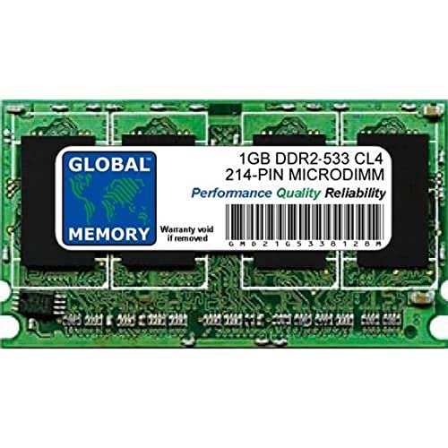 DDR2 533MHz PC2-4200 MicroDIMM 1Go RAM format compact 214-pin