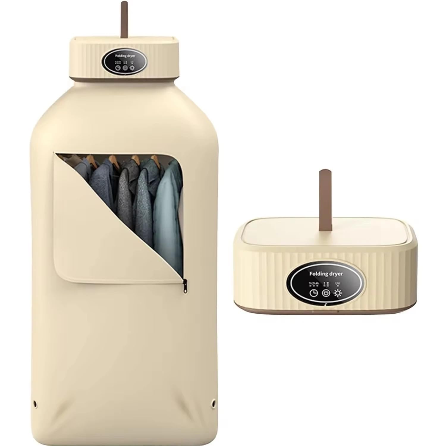 Mini sèche-linge portable pliable pour sous-vêtements avec minuterie domestique