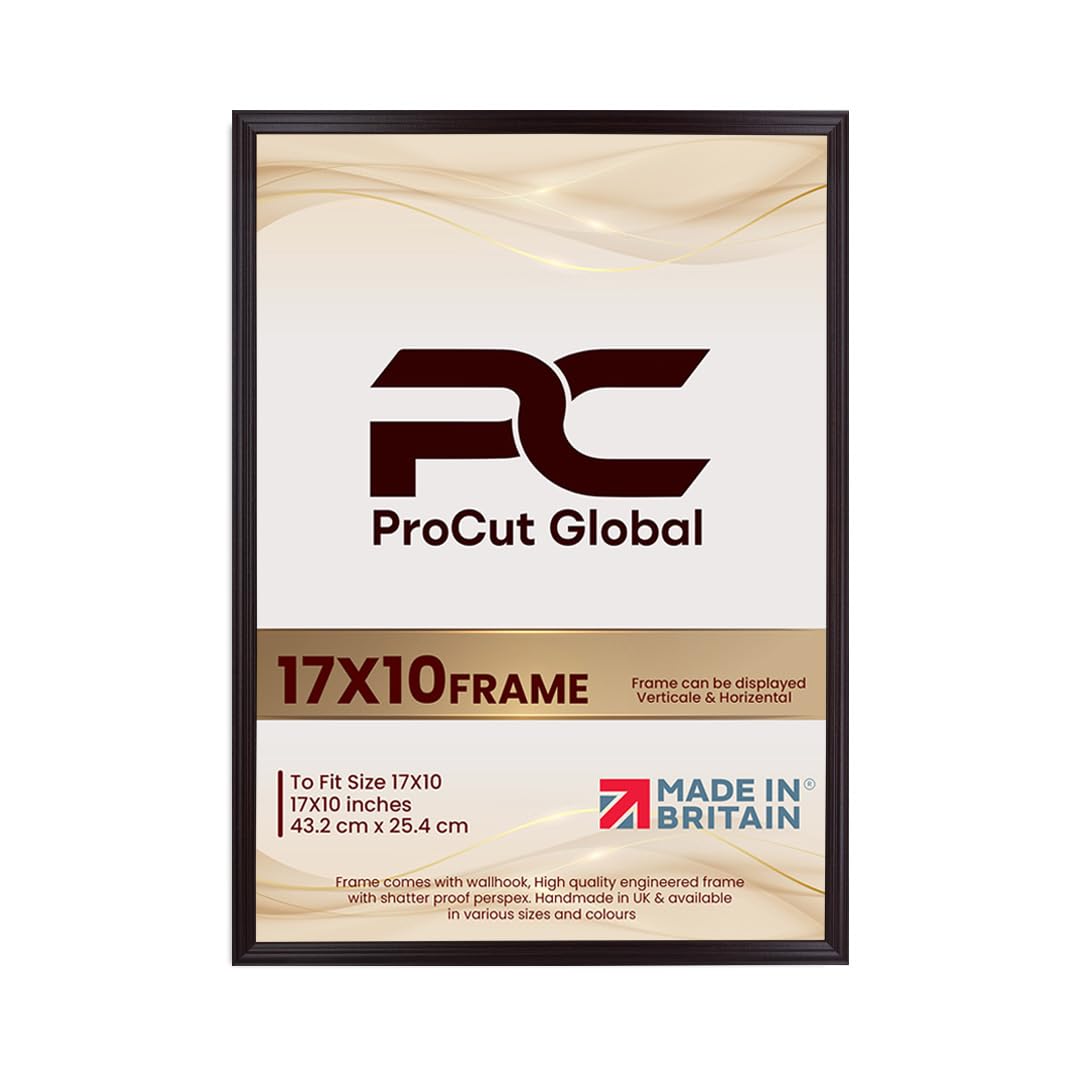 Procut Global Classic Rose Wood Picture Frames For Photos - 17x10"