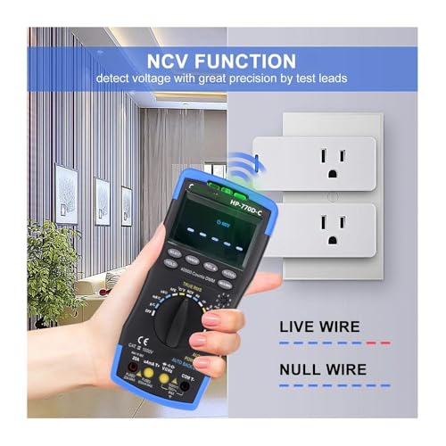 Multimètre numérique LCD HP-770D-C pour tester vos condensateurs - 2