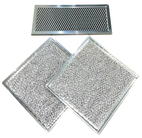 Image of Microwave Grease&Charcoal Filter Set for GE PVM9215SK1SS,PVM9215SK2SS, PVM9215SK3SS,PVM9215SK4SS, PVM9179EK1ES,JVM7195SF1SS
