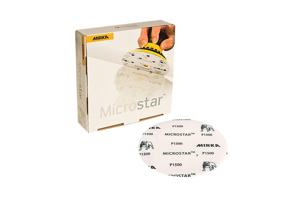 Miroslava Fm-608 Microstar grip disc sur film polyester flexible ponçage à sec