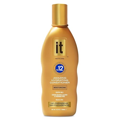 IT Essentials No 12 IncreĂble acondicionador hidratante de grado profesional para todos los tipos de cabello impregnado con aceite abisinio y aceite IT Essentials No 12 IncreĂble acondicionador hidratante de grado profesional para todos los tipos de cabello impregnado con aceite abisinio y aceite