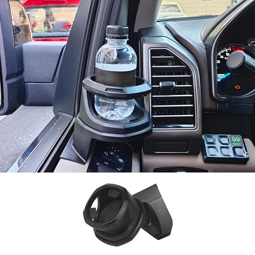 Portavasos izquierdo para Ford F150 2015-2023 ABS negro miniatura 2