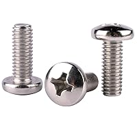 Vista 10 de Tornillo Phillips de cabeza plana de 1/4-20 x 1-1/2 pulgadas, 20 unidades, acero inoxidable 304 18-8, rosca completa