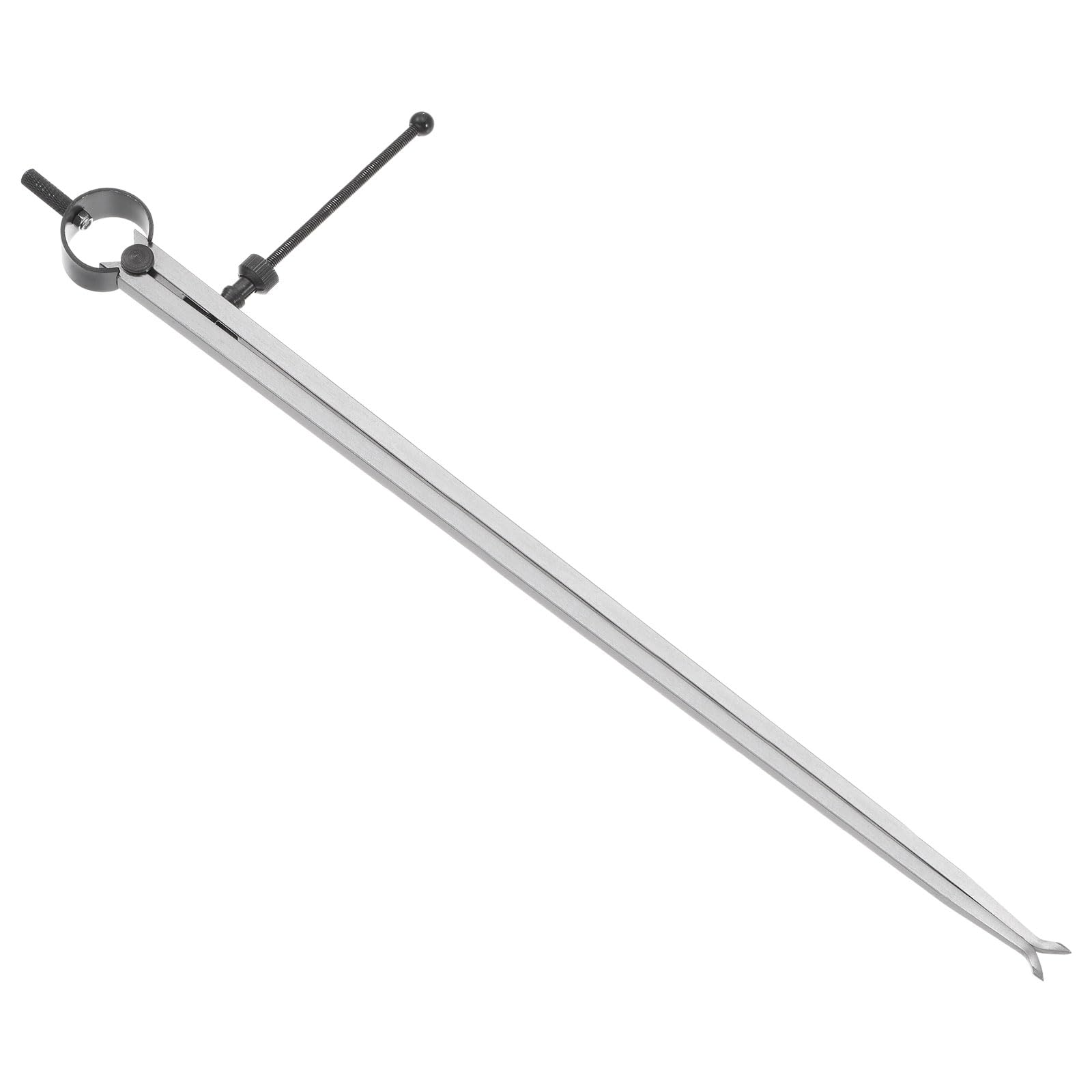 QUARKZMAN Calibre de Resorte de Unión de Muelle de 16" / 400 mm de Acero Ajustable con Tuerca Sólida para Trabajos de Torneado de Madera