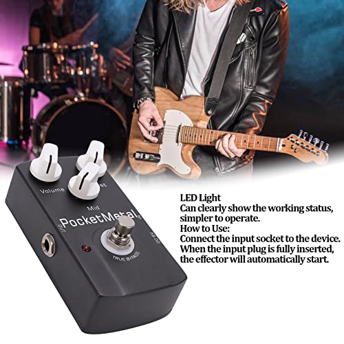 Pédale D’effet de Guitare électrique Pédale D’effet de Distorsion en Métal Accessoire de Processeur de Son pour Guitare… - Les Beatles, Paul McCartney, John Lennon, RIngo Starr, George Harrison Pédale D'effet de Guitare électrique Pédale D'effet de Distorsion en Métal Accessoire de Processeur de Son pour Guitare… – Image 4