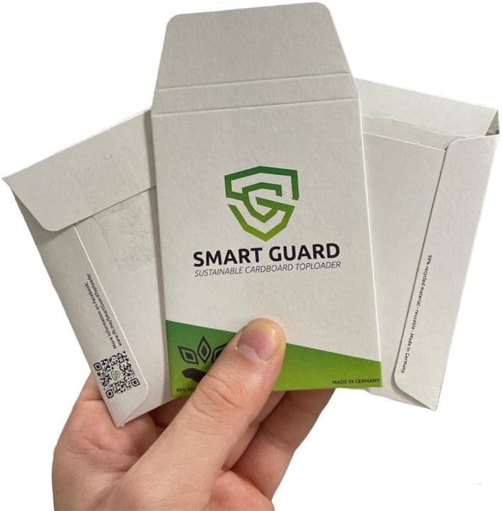 Smart Guard Toploader Lot de 100 cardboards durables 99 % recyclés pour cartes à collectionner + protection d'expédition HeartGlobal
