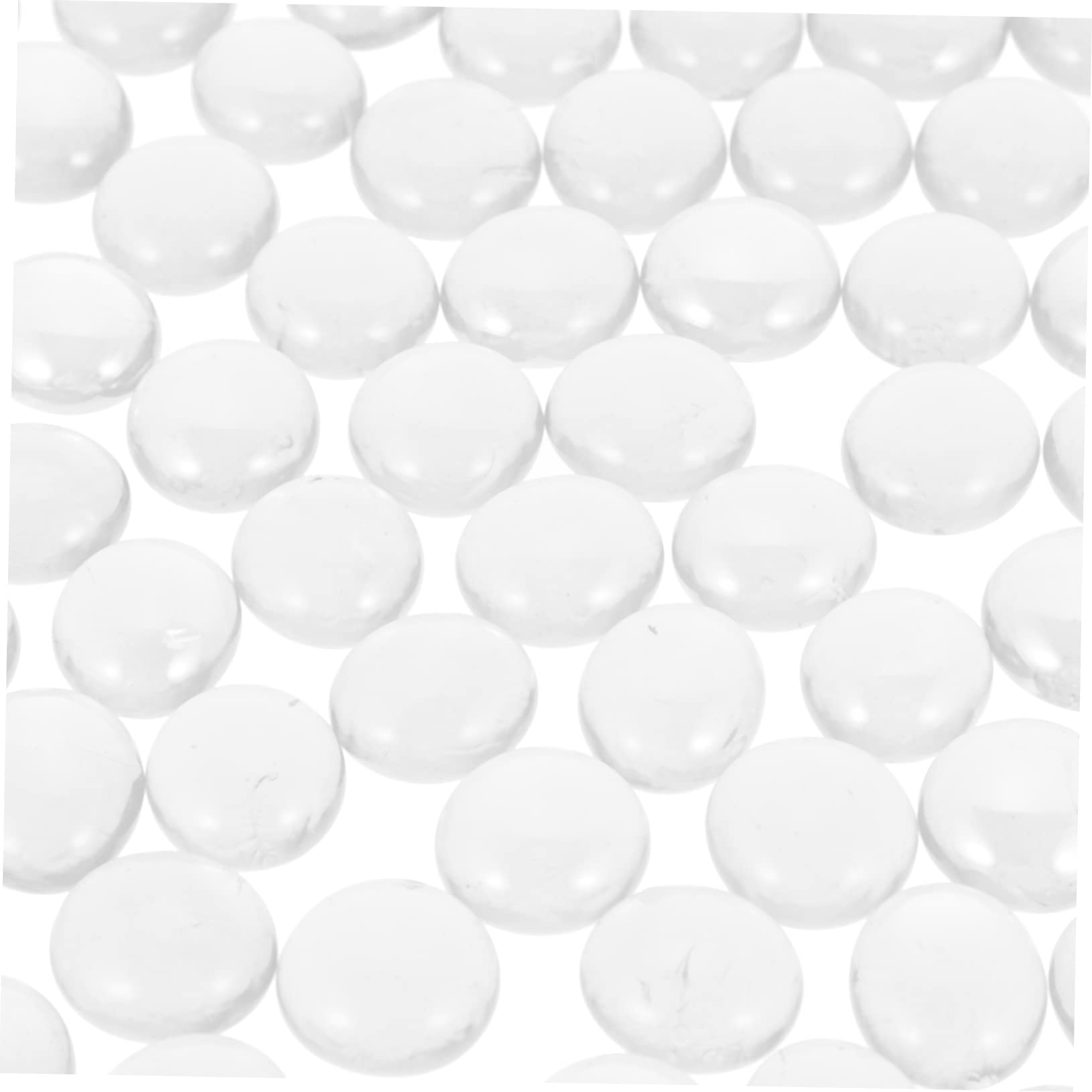 Perles de verre transparentes 16-19 mm Levemolo pour foyer et aquarium, sac de 1 kg