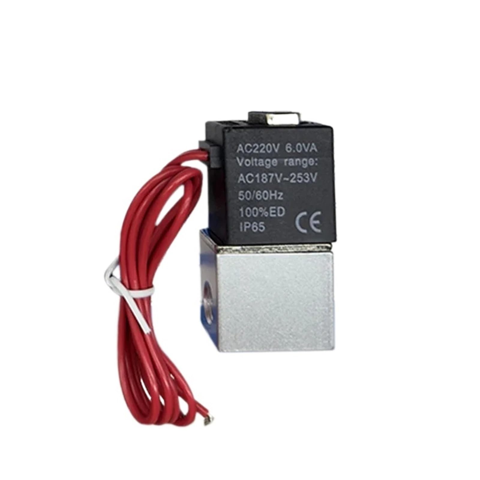 Électrovanne pneumatique normalement fermée AC 220V pour gestion de fluides et tuyaux d'air