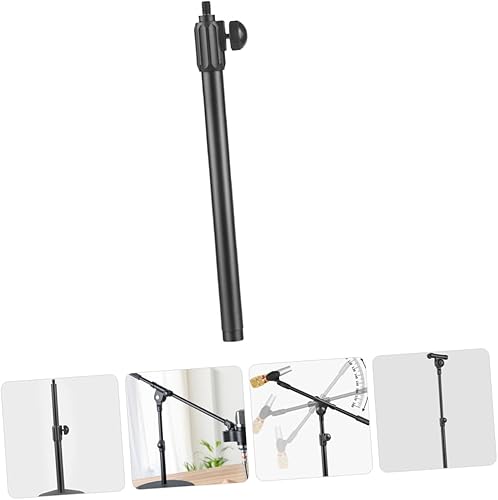 Miniatura 3 de Healifty Brazo de micrófono extensible de metal telescópico con adaptador de cabeza de tornillo compatible con equipo de micrófono de mano estable y