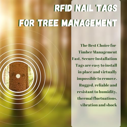 Image of 4pcs Patrol Tags RFID Nail Tag 13.56MHz Ntag213 Writable NFC Tag 144 Byetes Memory ABS Material for Identification /Guard Tour System & Patrol Management Checkpoint