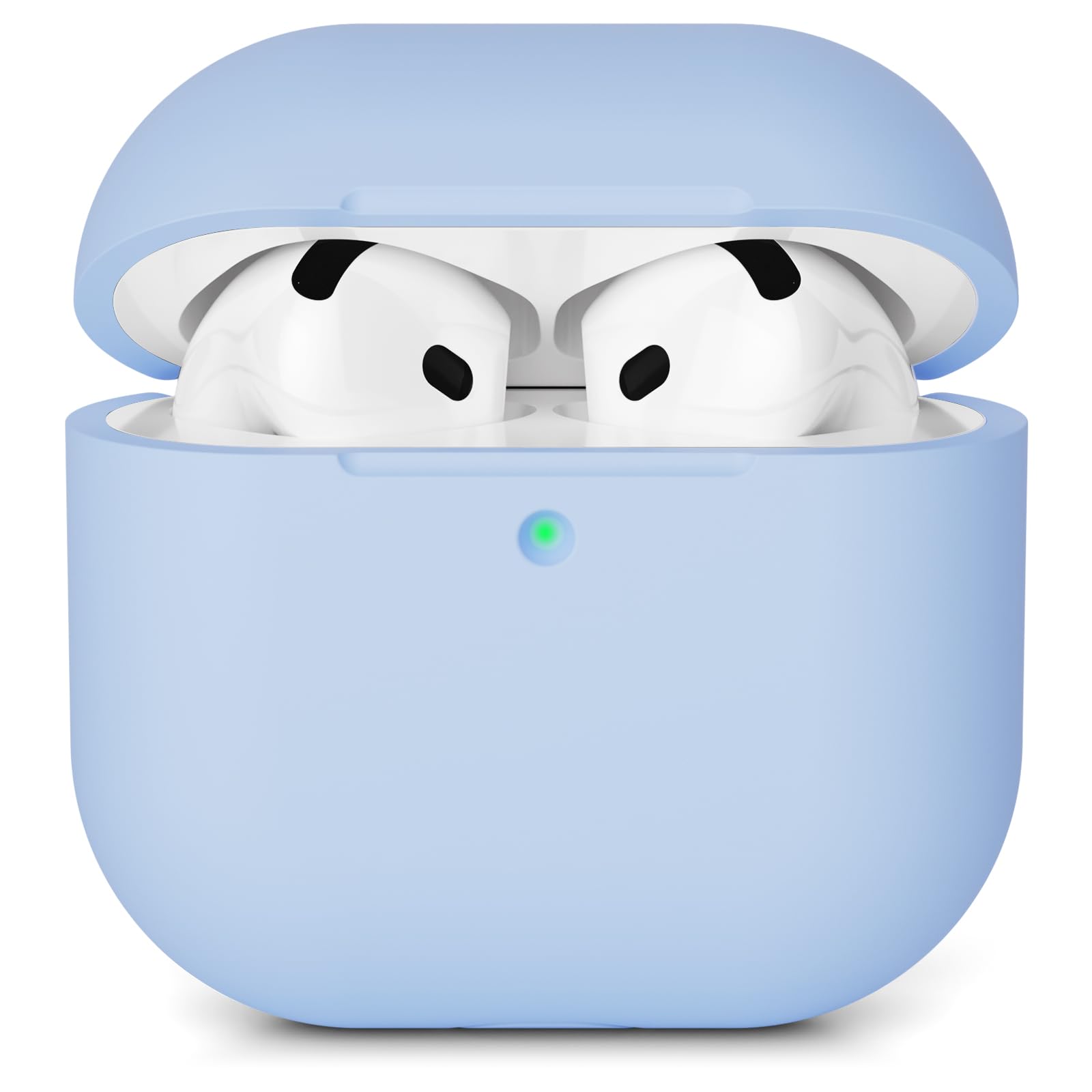 Funda para AirPods Pro 3 (2025) Case Cover, Anti-rasguños Fundas Protectora de Silicona Compatible con Airpods Pro 3.ª Generación con Kit de Limpieza e Lanyard de Silicona, Cloud Grey — view 25