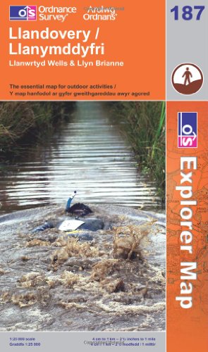 OS Explorer map 187 : Llandovery / Llanymddyfri