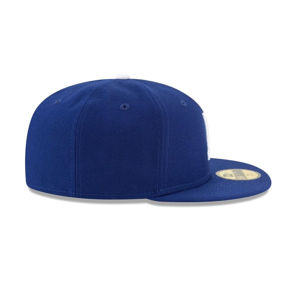 New Era MLB 59FIFTY Baseballkappe Los Angeles Dodgers Blue Team Color Logo Authentic Collection Fitted On Field Baseball Cap Hat
