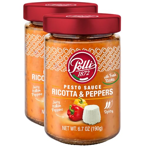 Polli Pesto Sauce Ricotta & Peppers | Pasta Risotto and