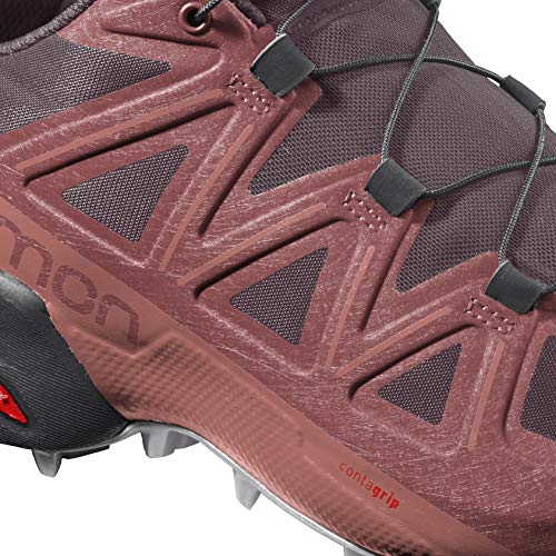 Tênis de corrida masculino Salomon Speedcross 5 GTX Gore-Tex, Apple Butter/Winetasting/Alloy, 9