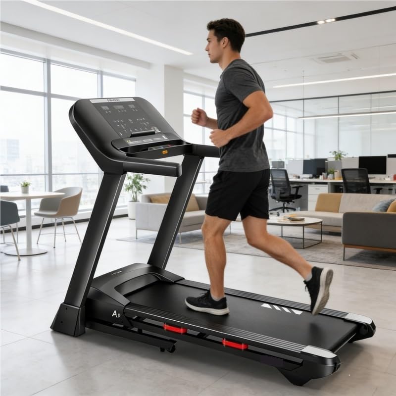 Image of Mini Treadmill,Fitness Foldable Shock-Absorbing, Silent, Climbing, Suitable for Home, Gym, Business and Office Use